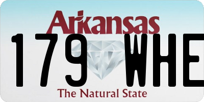 AR license plate 179WHE