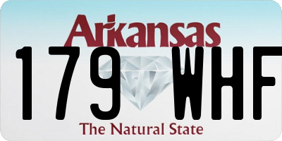 AR license plate 179WHF