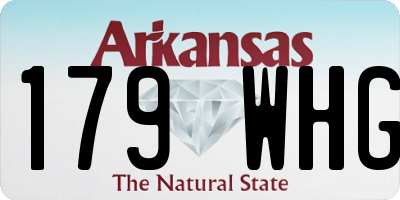 AR license plate 179WHG