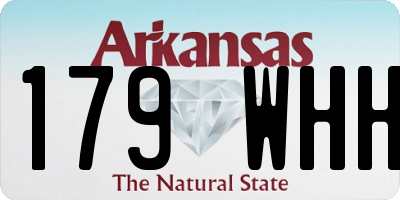 AR license plate 179WHH