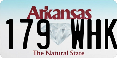 AR license plate 179WHK