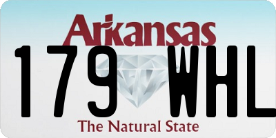 AR license plate 179WHL