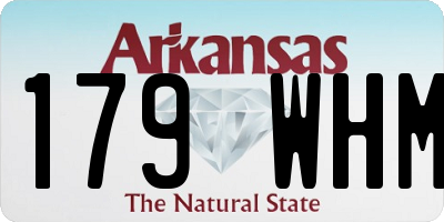 AR license plate 179WHM