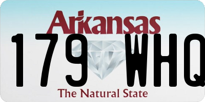AR license plate 179WHQ