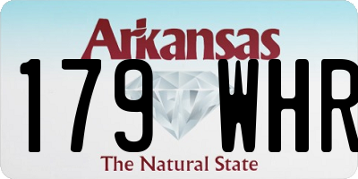 AR license plate 179WHR