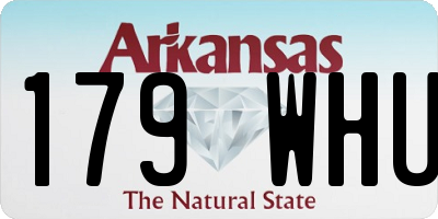 AR license plate 179WHU