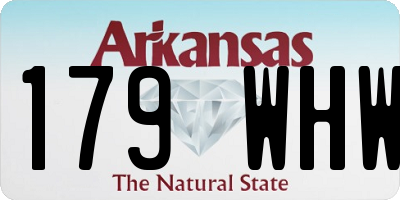 AR license plate 179WHW