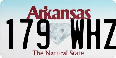 AR license plate 179WHZ