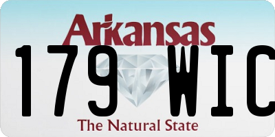 AR license plate 179WIC