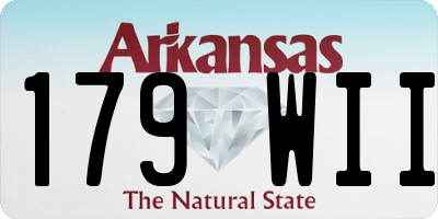 AR license plate 179WII