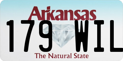 AR license plate 179WIL