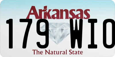 AR license plate 179WIO
