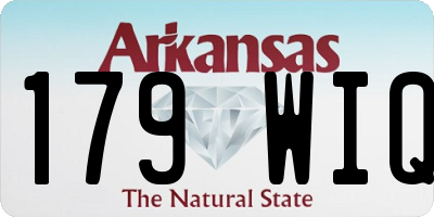 AR license plate 179WIQ