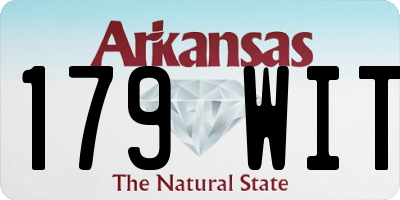 AR license plate 179WIT