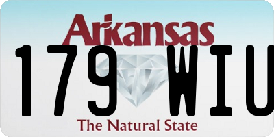 AR license plate 179WIU