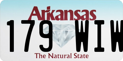 AR license plate 179WIW