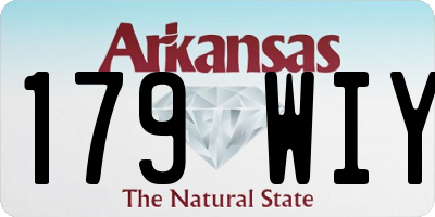 AR license plate 179WIY