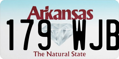 AR license plate 179WJB