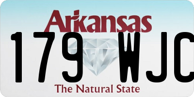 AR license plate 179WJC