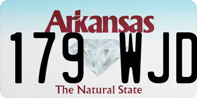 AR license plate 179WJD