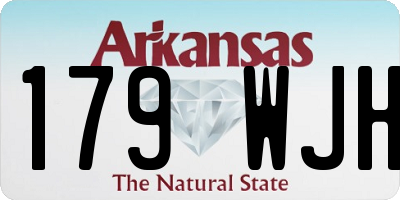 AR license plate 179WJH