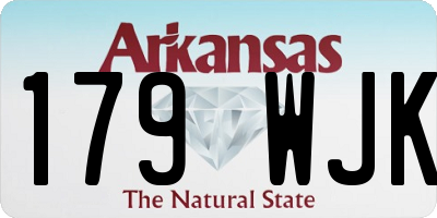 AR license plate 179WJK