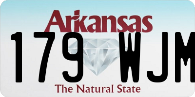 AR license plate 179WJM