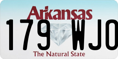 AR license plate 179WJO