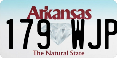 AR license plate 179WJP