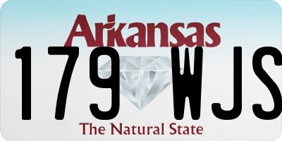 AR license plate 179WJS