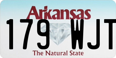 AR license plate 179WJT