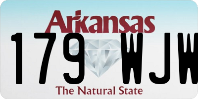 AR license plate 179WJW