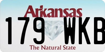 AR license plate 179WKB
