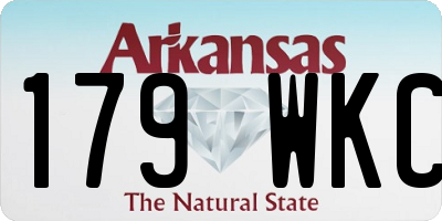 AR license plate 179WKC