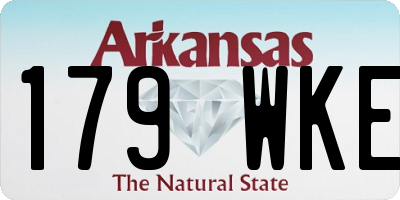 AR license plate 179WKE