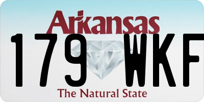 AR license plate 179WKF