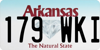 AR license plate 179WKI