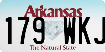 AR license plate 179WKJ