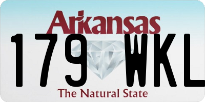 AR license plate 179WKL