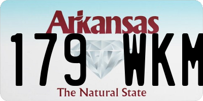 AR license plate 179WKM