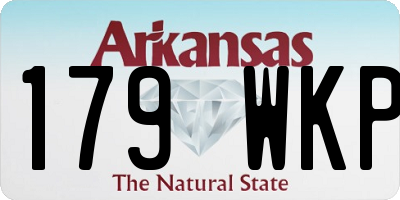 AR license plate 179WKP