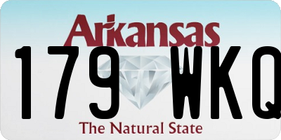 AR license plate 179WKQ