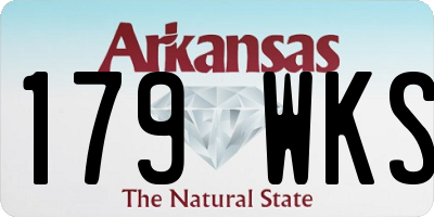AR license plate 179WKS