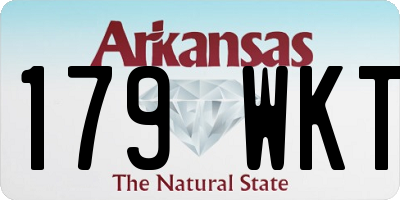 AR license plate 179WKT