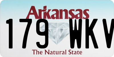 AR license plate 179WKV