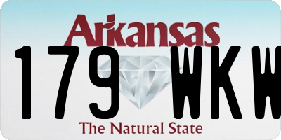 AR license plate 179WKW