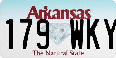 AR license plate 179WKY