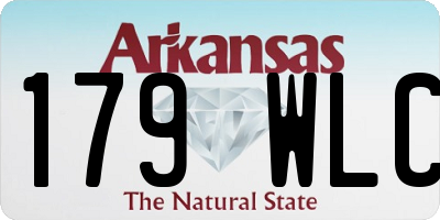 AR license plate 179WLC