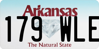 AR license plate 179WLE