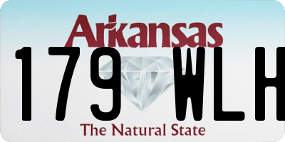 AR license plate 179WLH